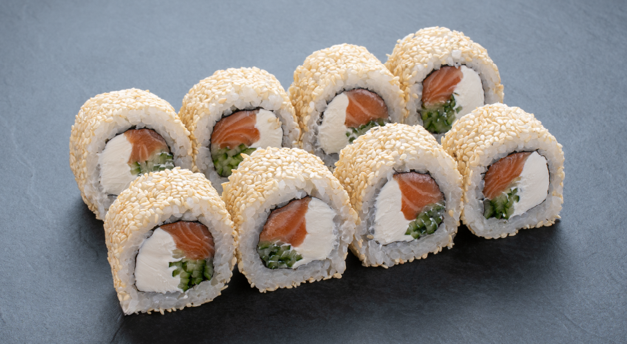  Philadelphia roll in sesame delivery from Yaposhka