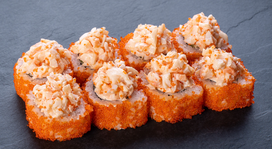  Royal-roll spicy shrimp delivery from Yaposhka